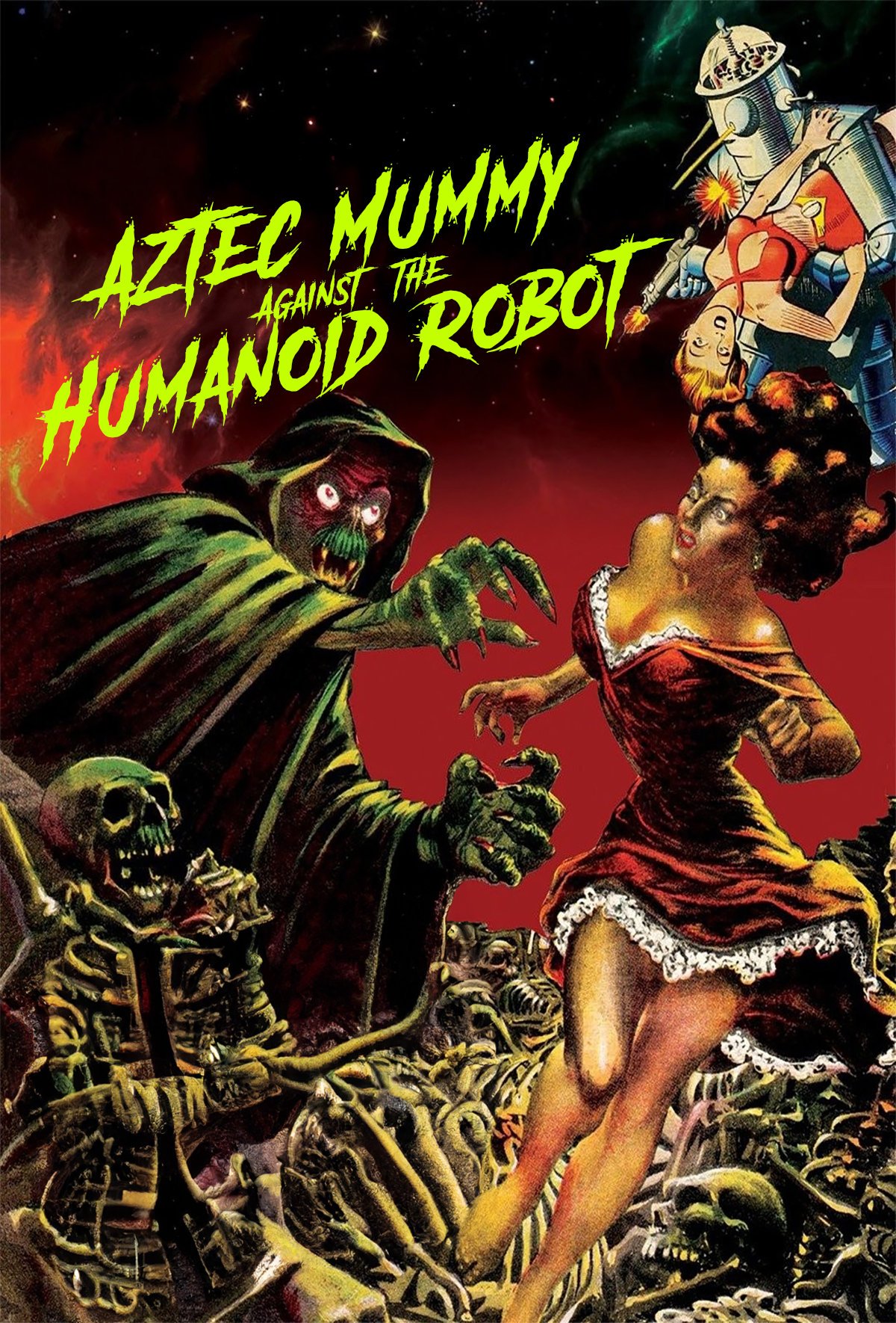 Aztec Mummy Against the Humanoid Robot - Screenbound International Pictures